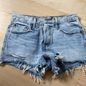 Levis 501 denim shorts